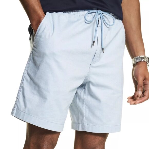 NEW Mens Michael Kors Stretch Cotton Shorts Chambray Summer MSRP $98 - Picture 1 of 6